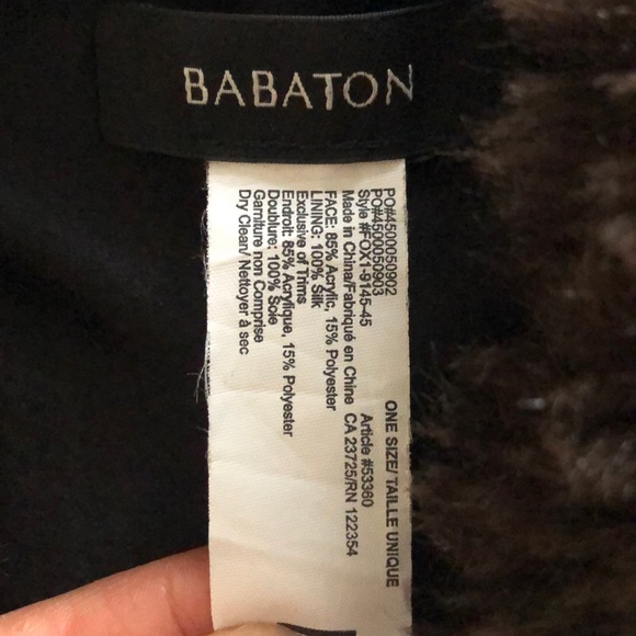 Babaton Brown Faux Scarf - Picture 3 of 4